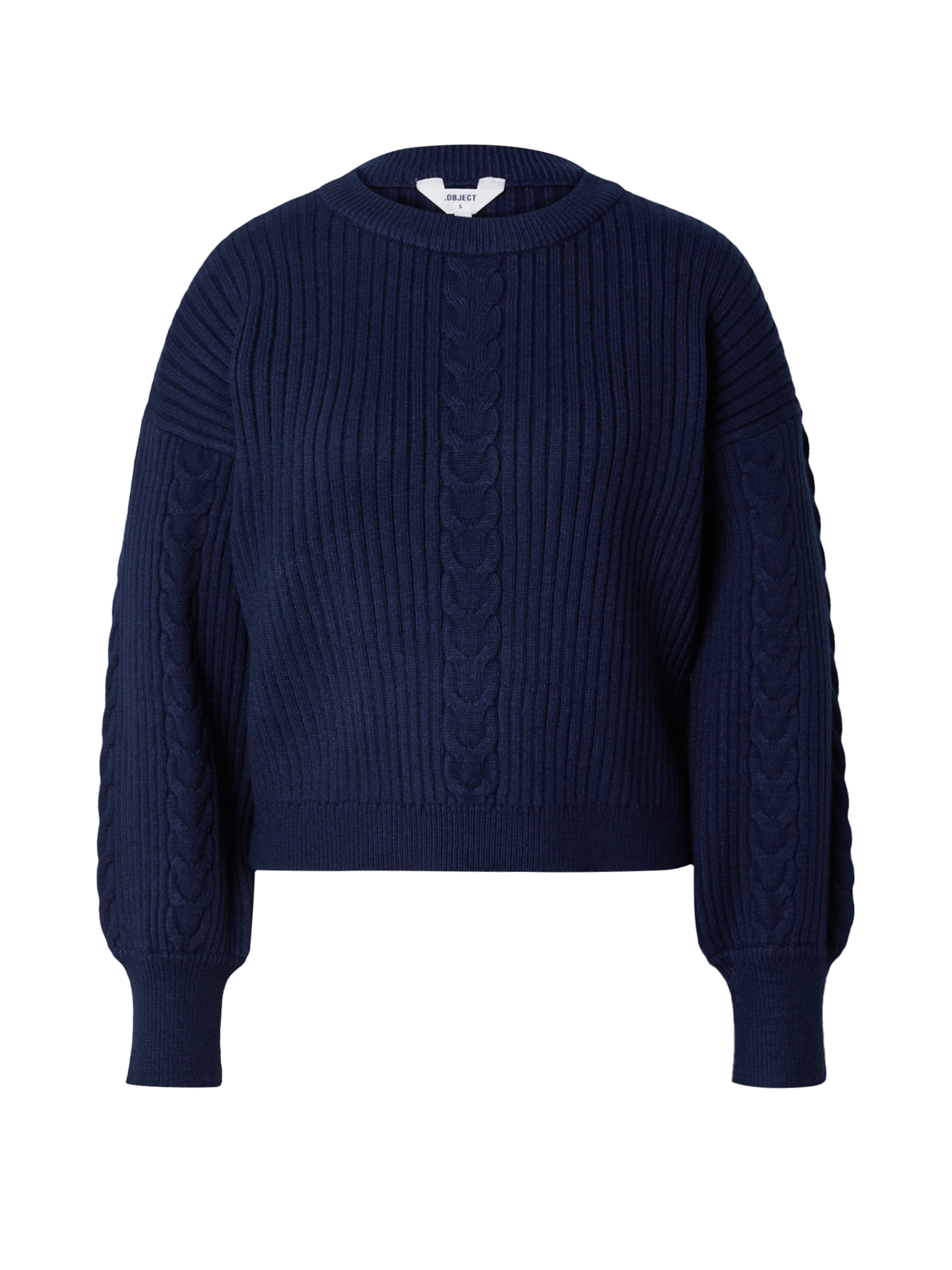 OBJECT Пуловер &#x27;OBJJONY&#x27; в синьо: отпред