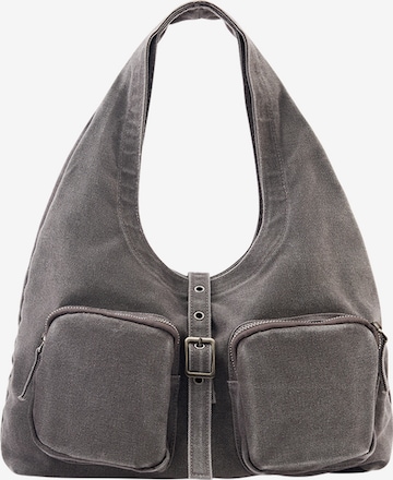 Pull&Bear Shopper in Grey: front