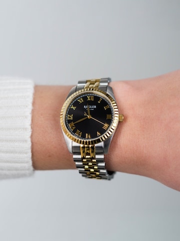 Montre à affichage analogique 'Régler Infinité Steel Bicolor Silver/Gold - Black' Régler en or