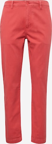 LEVI'S Slimfit Chino kalhoty – červená: přední strana