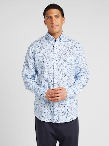 FYNCH-HATTON Regular fit Button Up Shirt in Blue: front