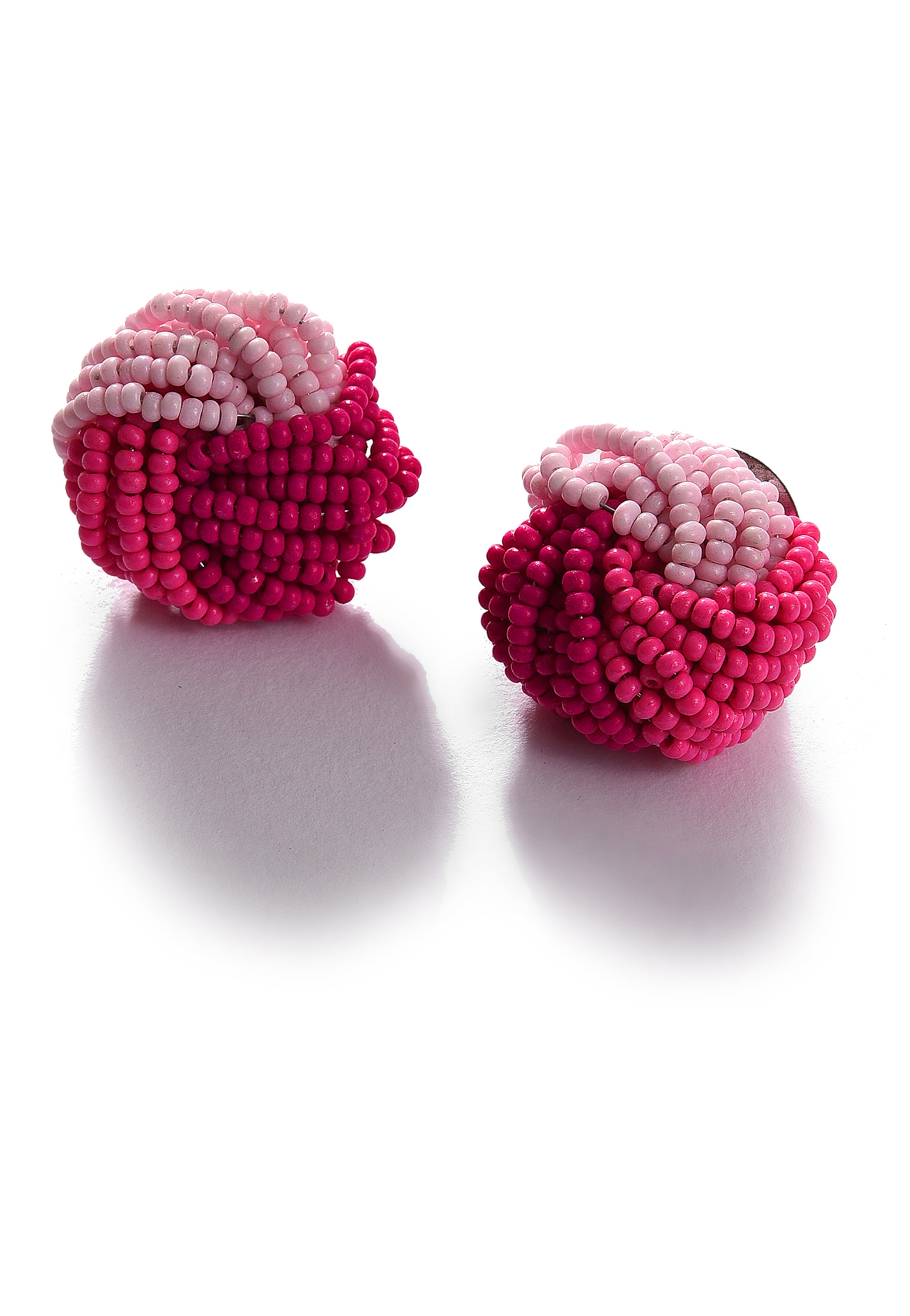 Boucles d'oreilles 'Rory Ma' SOHI en rose : devant