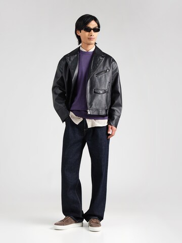 Lyle & Scott Trui in Lila