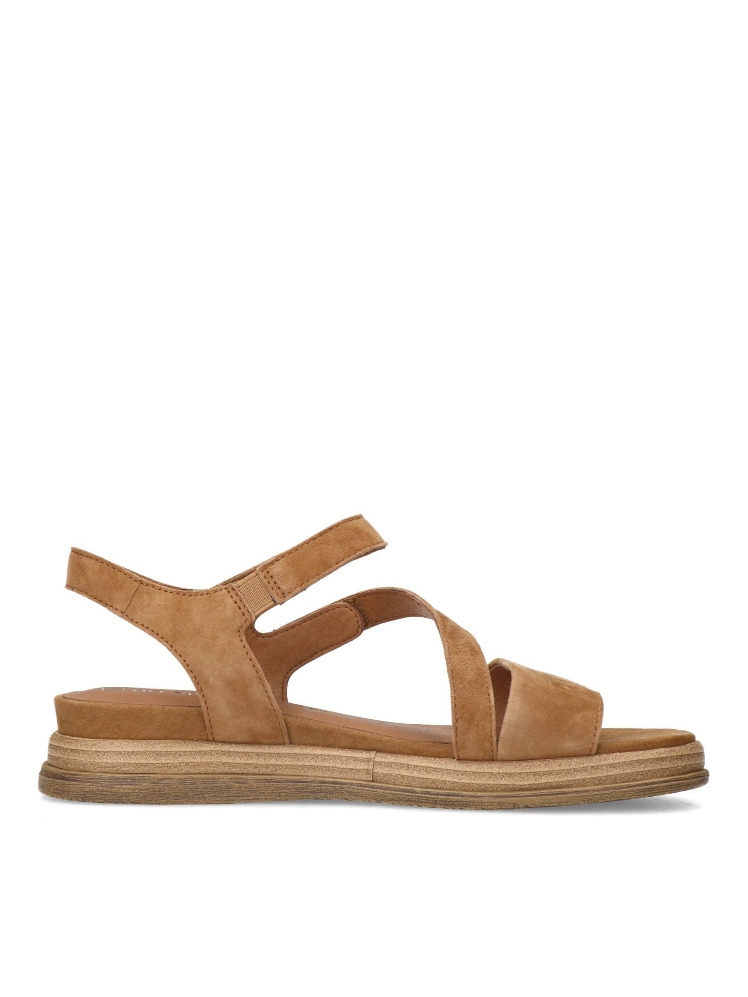 MANFIELD Sandale in Braun