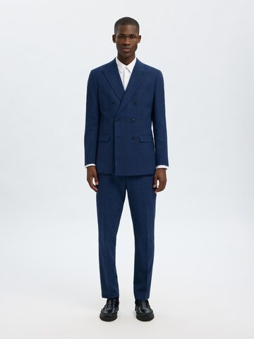 Coupe slim Veste de costume SELECTED en bleu