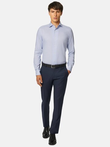 Coupe regular Chemise business Boggi Milano en bleu