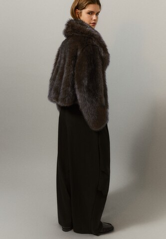 Pull&Bear Wintermantel in Bruin