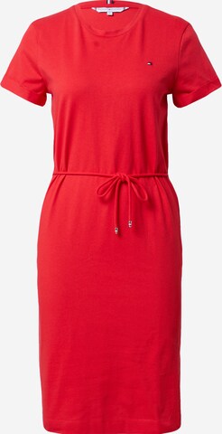 TOMMY HILFIGER - Vestido en rojo: frente