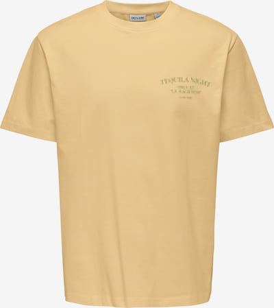 Marškinėliai 'Fred Life RLX' iš Only & Sons, spalva – geltona / mišrios spalvos, Prekių apžvalga