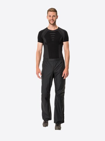 VAUDE Regular Sporthose 'Drop' in Schwarz