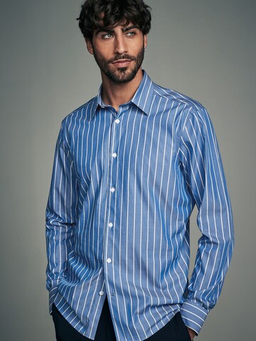 Coupe regular Chemise Next en bleu