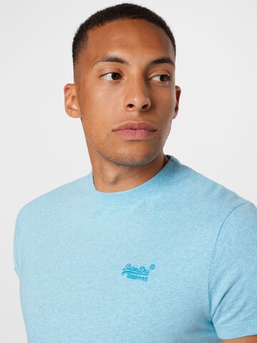 Superdry T-Shirt 'Vintage' in Blau