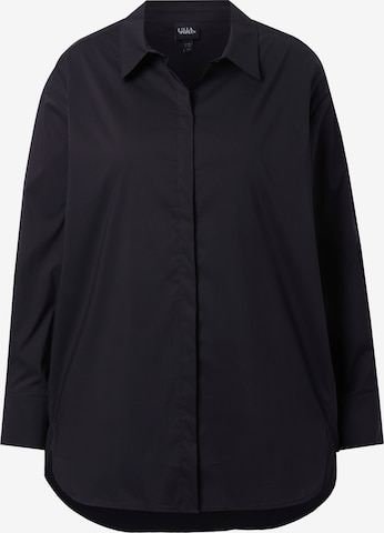 Chemisier Ulla Popken en noir : devant