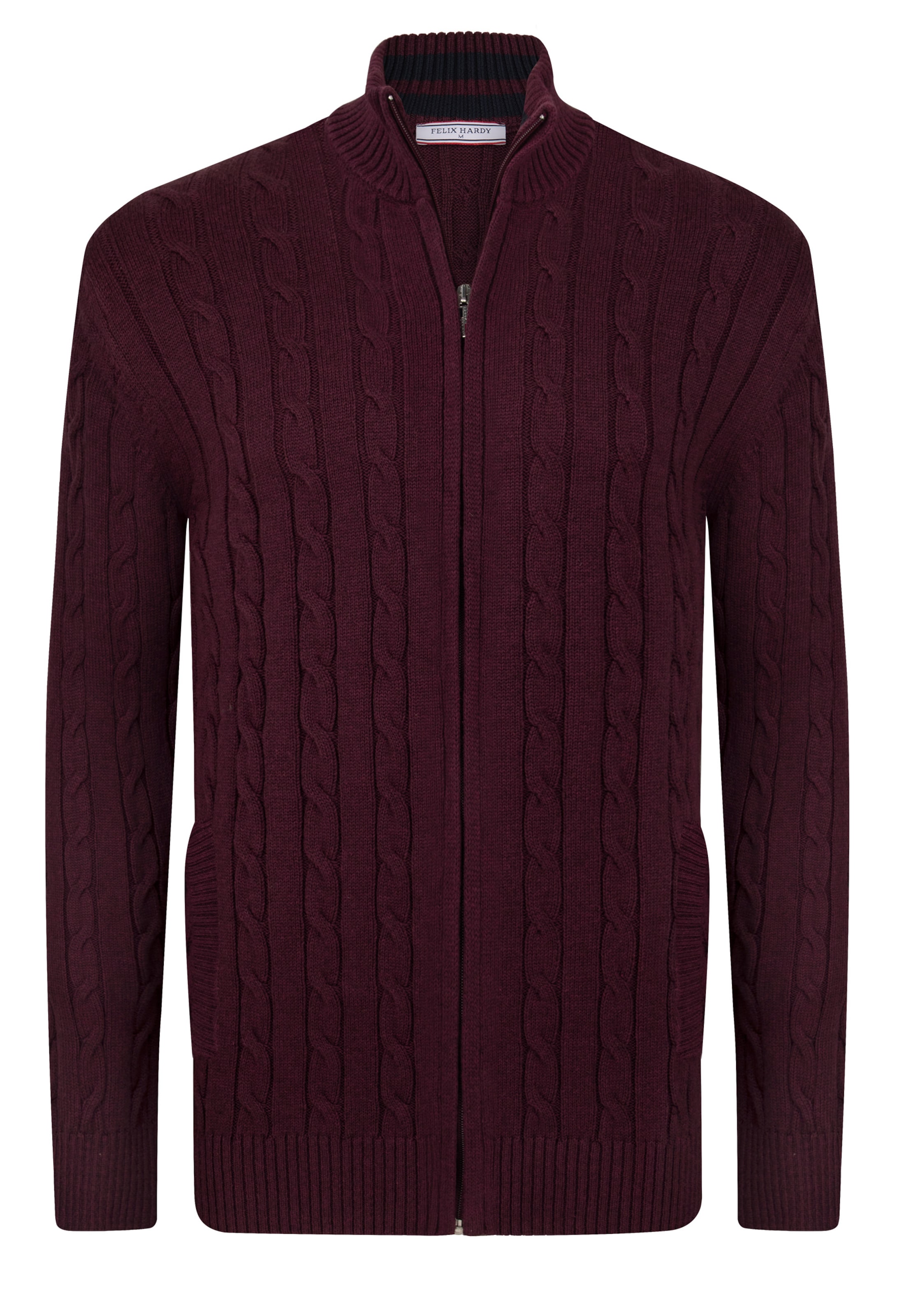 Felpa di Felix Hardy in rosso: frontale