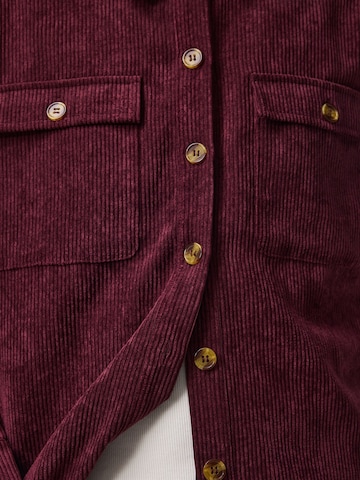 Camicia da donna 'PCEffi' di PIECES in rosso