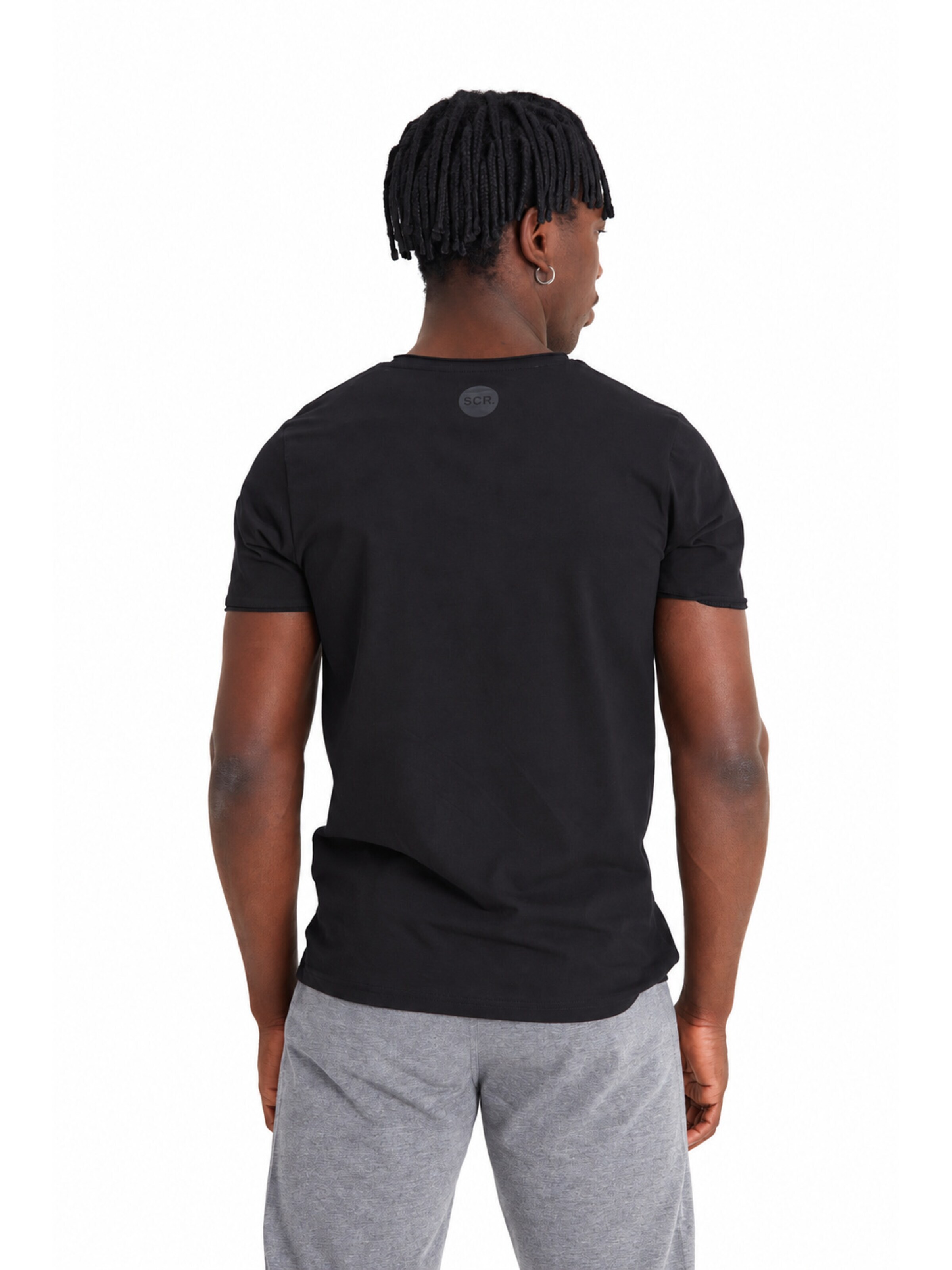 SCR. T-shirt 'SHAFIR' i svart