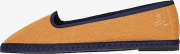 Scalpers Classic Flats in Yellow: front