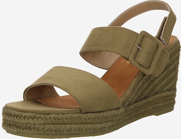 TOM TAILOR Sandals in Green: front