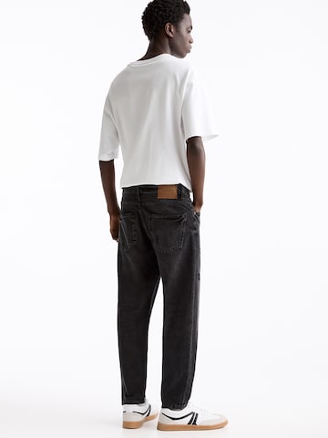 Pull&Bear Slimfit Jeansy w kolorze czarny