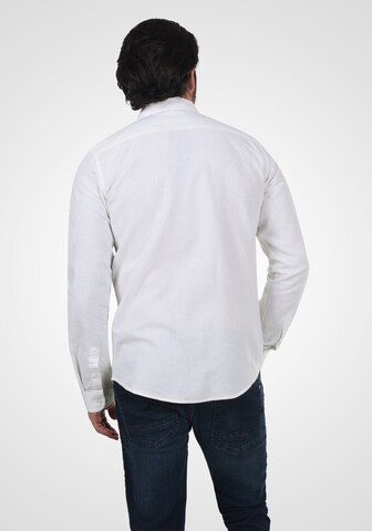 INDICODE JEANS Regular Fit Leinenhemd 'Luan' in Weiß