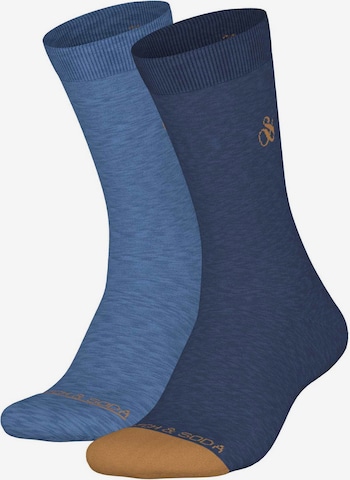 SCOTCH & SODA Socks in Blue: front