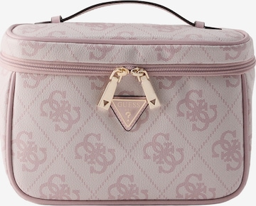 GUESS Косметичка банная 'BERTA' в Лиловый: спереди