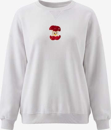 MYMO Sweatshirt in White: front