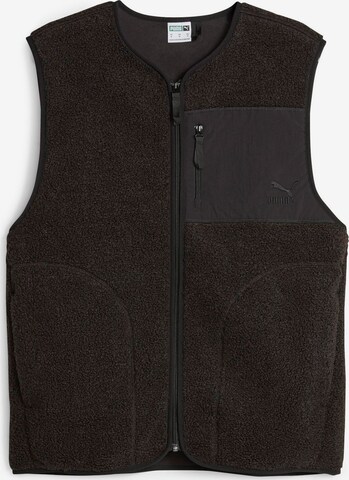 Gilet sportivo 'CLASSICS' di PUMA in nero: frontale