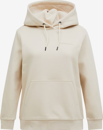 PEAK PERFORMANCE Sweatshirt in Beige: voorkant