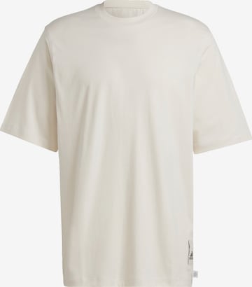 T-Shirt fonctionnel 'Lounge' ADIDAS SPORTSWEAR en blanc : devant