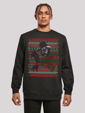 F4NT4STIC Sweatshirt 'Nightmare On Elm Street' in Schwarz: predná strana