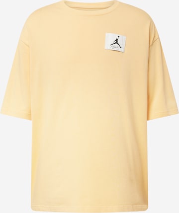 Jordan Μπλουζάκι σε κίτρινο: μπροστά