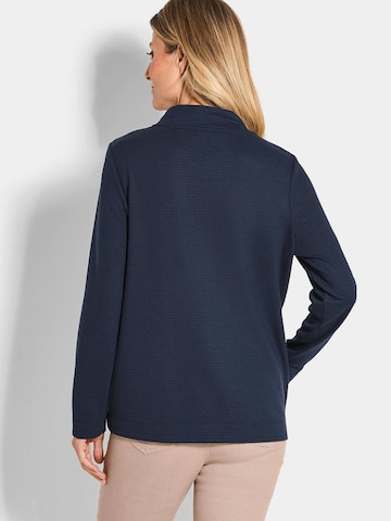 Goldner Sweatshirt in Blau