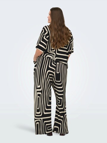 ONLY Carmakoma Wide leg Παντελόνι σε μαύρο