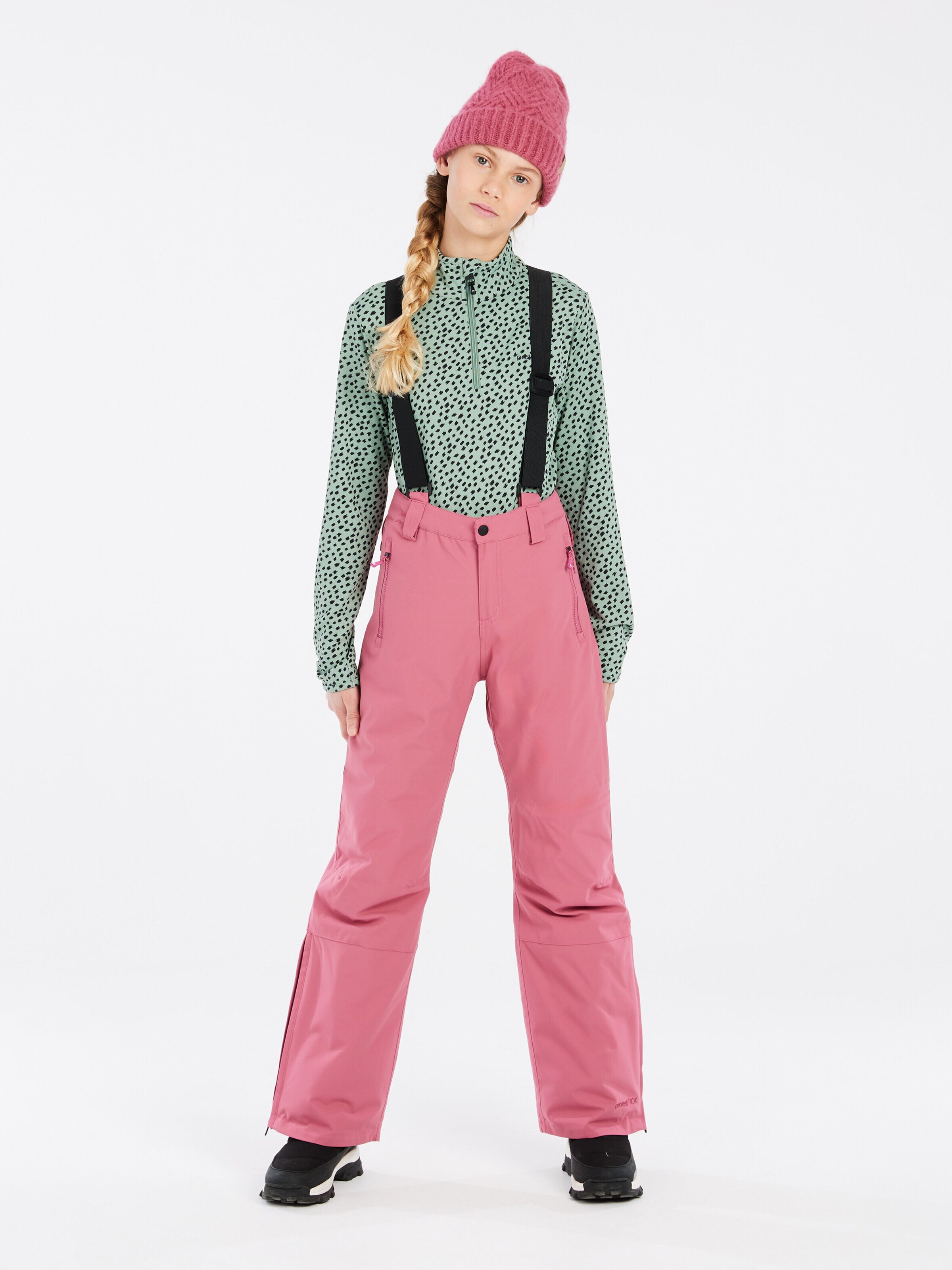 PROTEST Loose fit Workout Pants 'SUNNY JR' in Pink: front