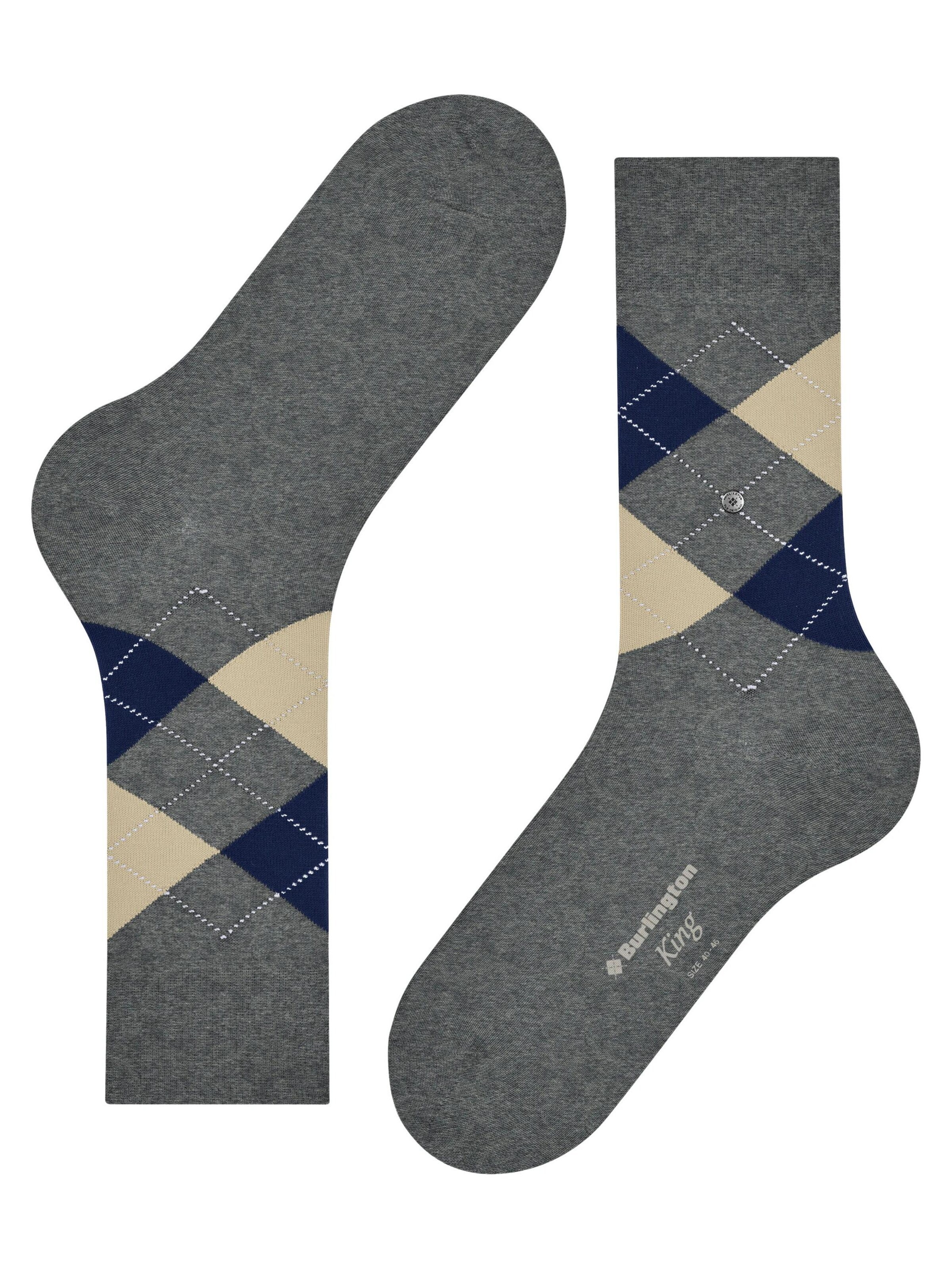 BURLINGTON Socks 'King' in Grey