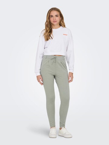 Coupe slim Pantalon à pince 'Poptrash' ONLY en vert