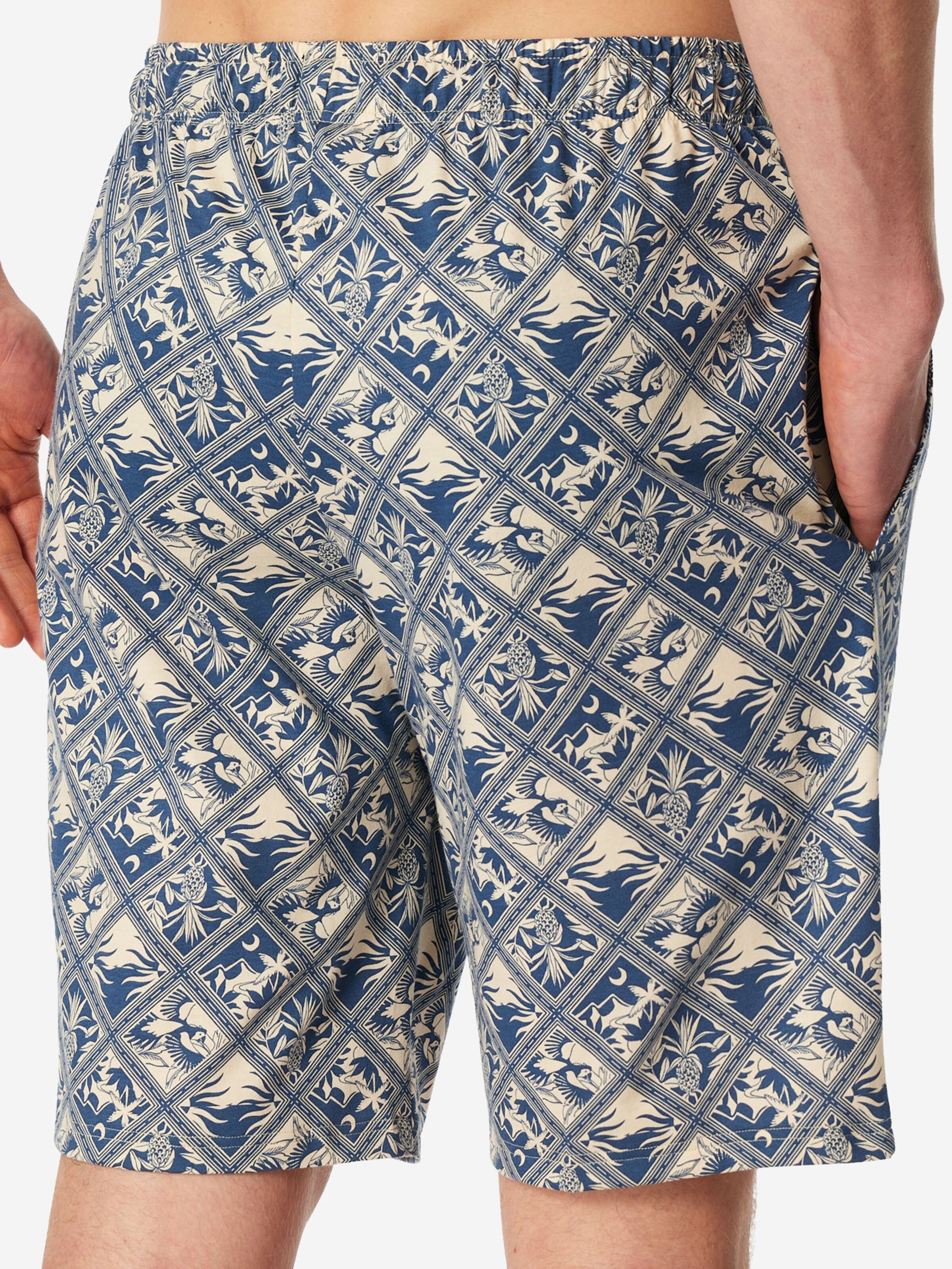 SCHIESSER Pajama pants ' Mix Relax ' in Beige