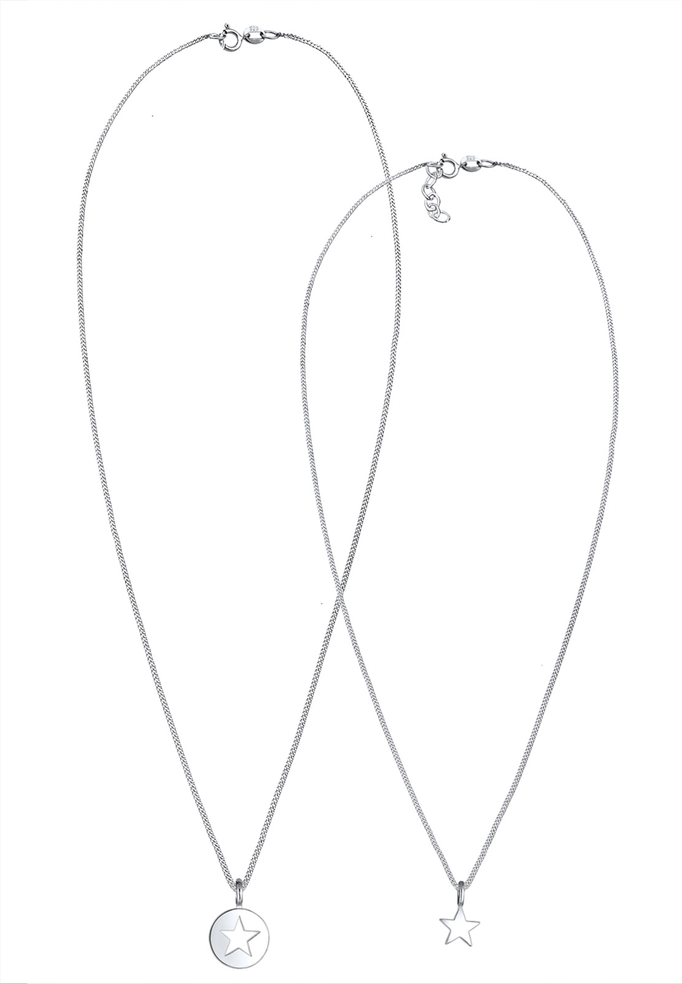 ELLI Lánc - ezüst: elől