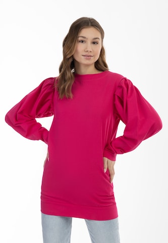 MYMO Sweatshirt in Roze: voorkant