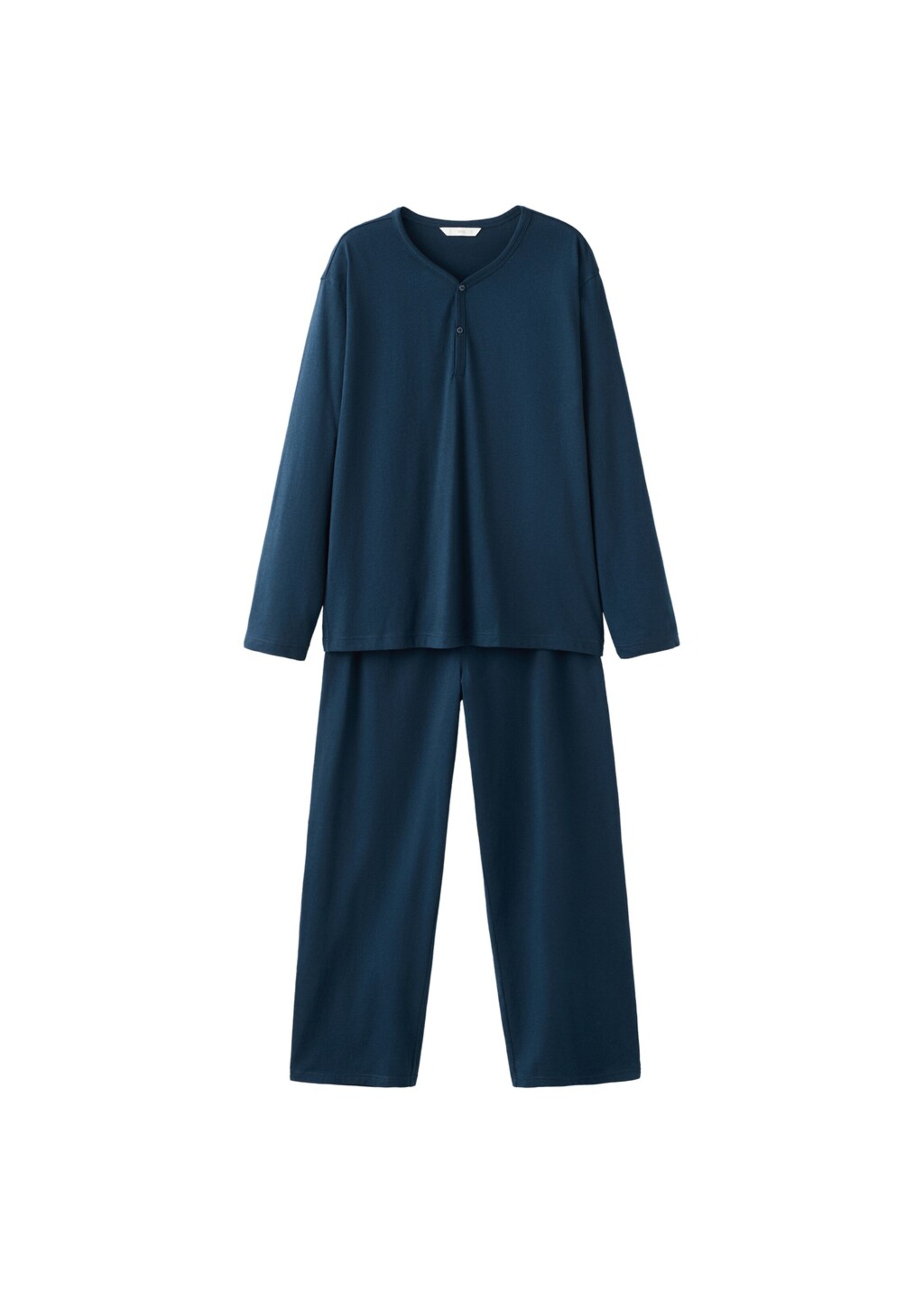 MANGO MAN Pyjama in Blau: Vorderseite