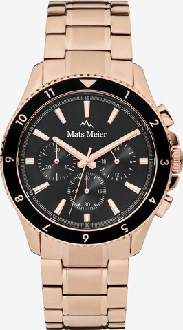 Mats Meier Analog Watch in Gold: front