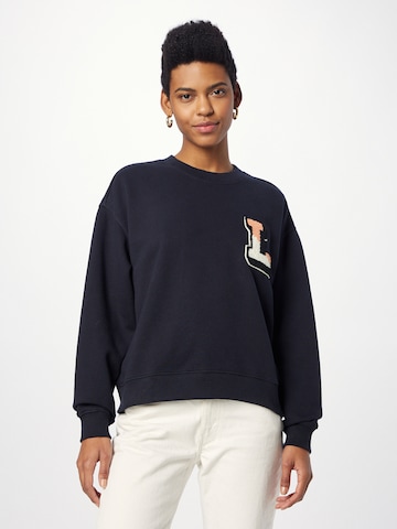 Lee Sweatshirt in Zwart: voorkant