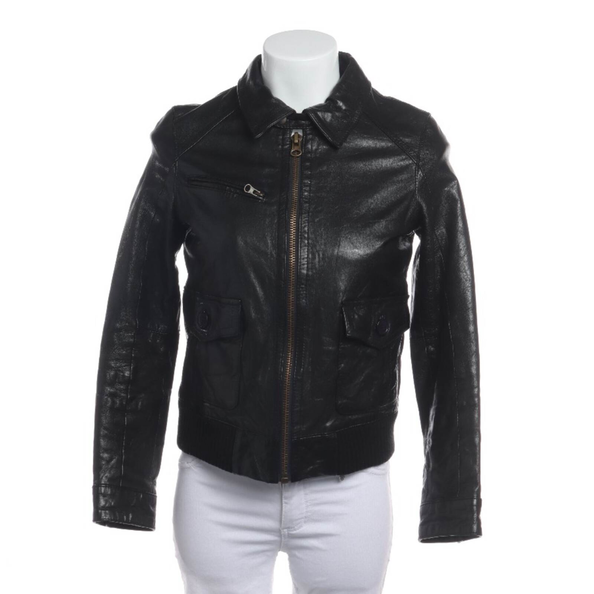 Sandro Jacket & Coat in XS in Black: front