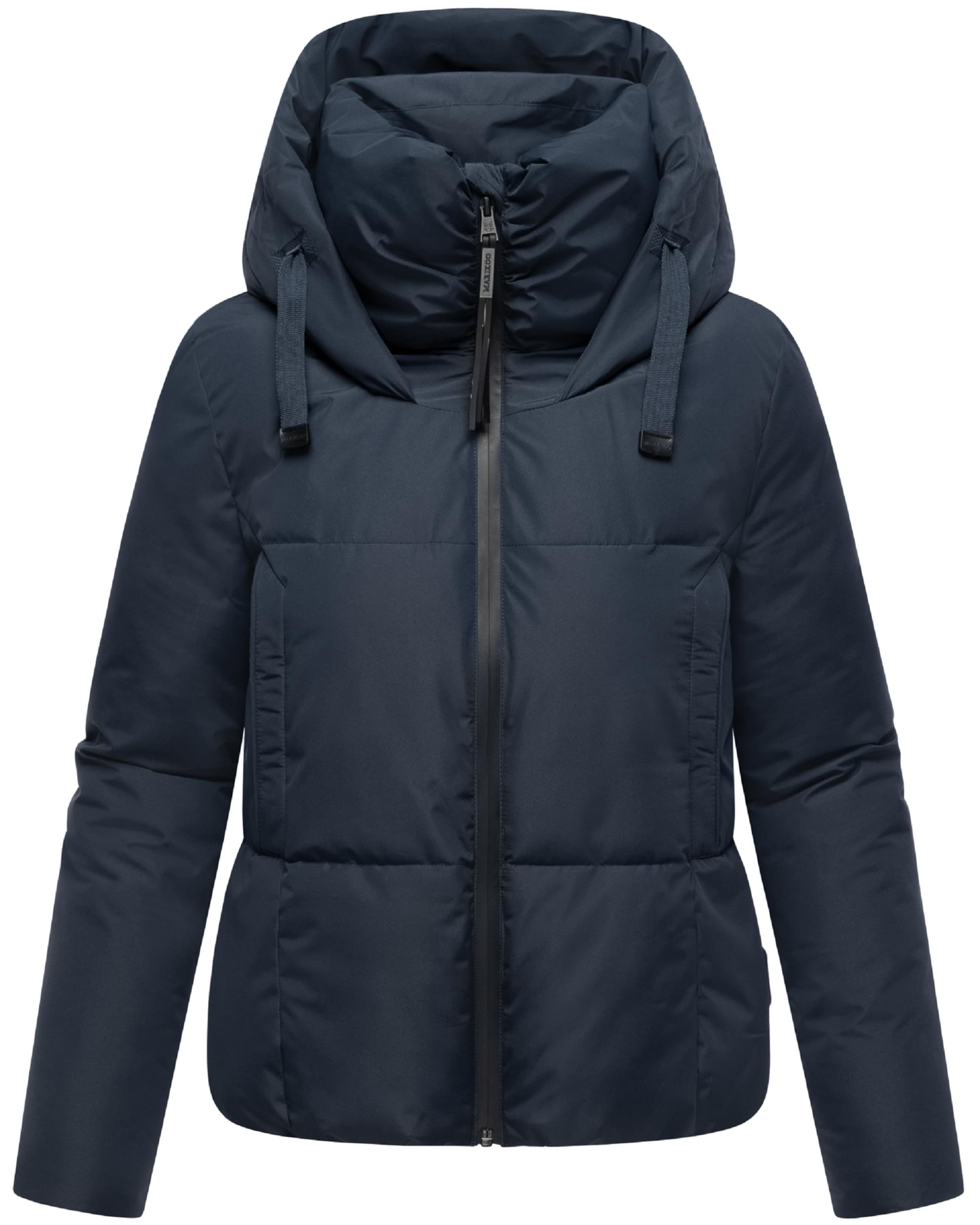 MARIKOO Winterjas 'Ninikaa XVI' in Blauw: voorkant