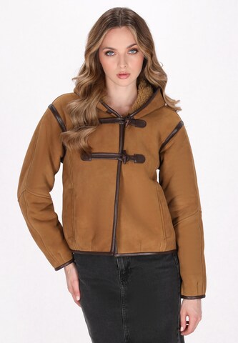 DreiMaster Vintage - Chaqueta de entretiempo en marrón: frente