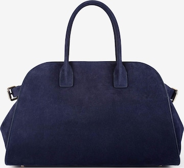 L37 HANDMADE SHOES Håndtaske 'BON VOYAGE' i blå: forside