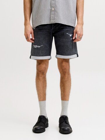 regular Jeans 'JJIRICK JJICON' di JACK & JONES in nero: frontale