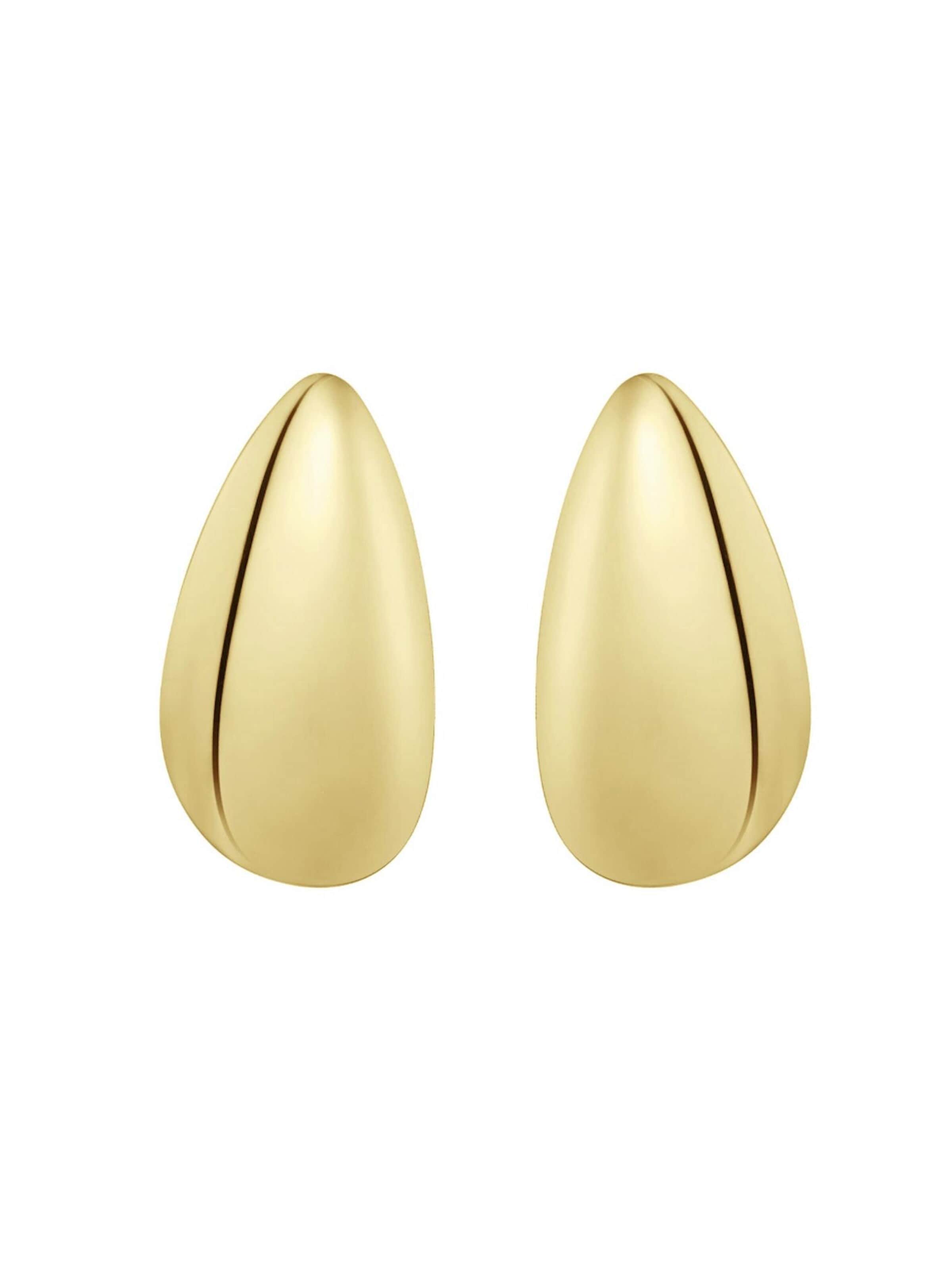 Cala Rose Ohrringe 'LYRA'‌‌‌ in Gold: Vorderseite