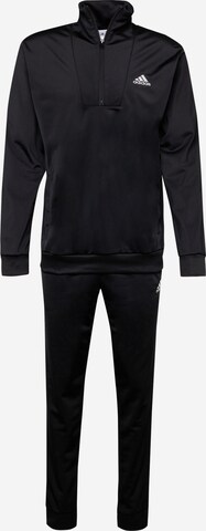 ADIDAS SPORTSWEAR Tracksuit 'Small Logo' in Black: front